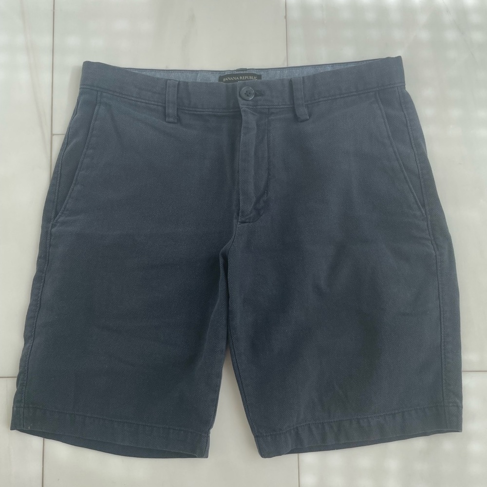 Banana Republic, Size 30, Dark Blue Aiden Shorts